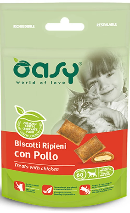 Λιχουδιές Γάτας Oasy Treats with Chicken 60gr