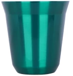 Κούπα Lungo από Ανοξείδωτο Ατσάλι Feggrini 160ml  Πράσινη Shiny