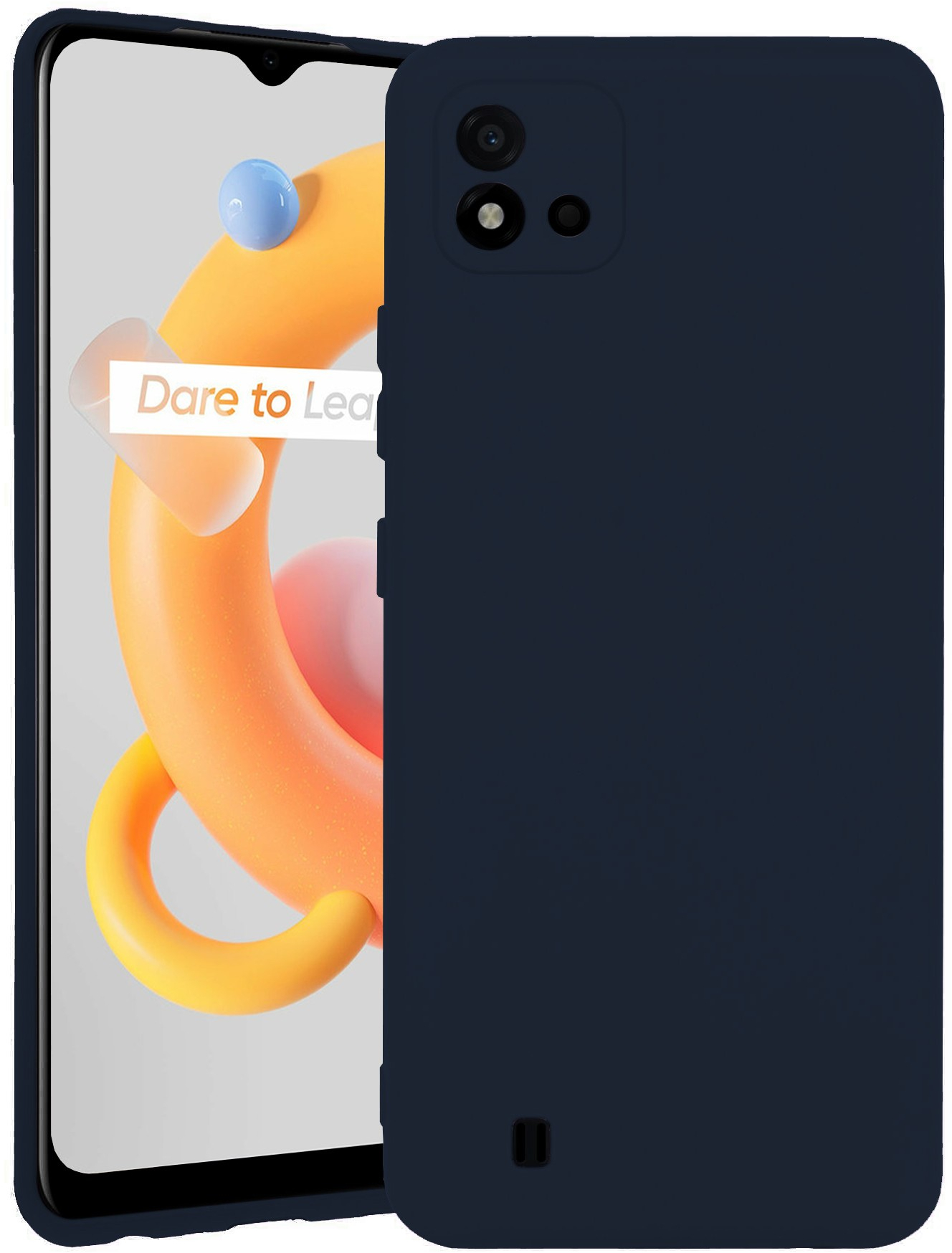 Θήκη Silky And Soft για Realme C11 2021 - Σκούρο Μπλε