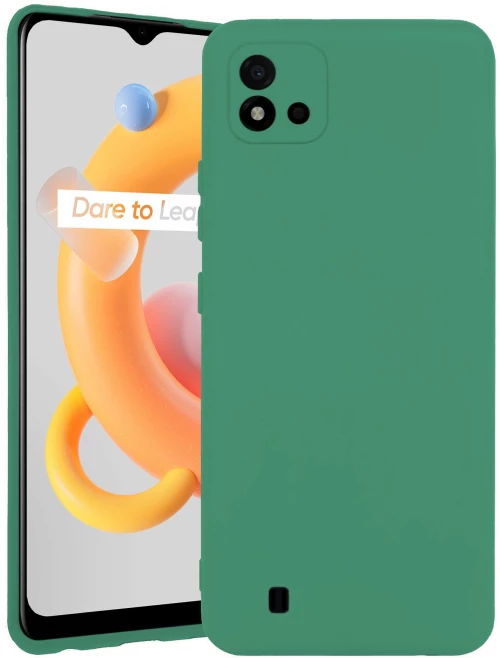 Θήκη Silky And Soft για Realme C11 2021 - Πράσινο