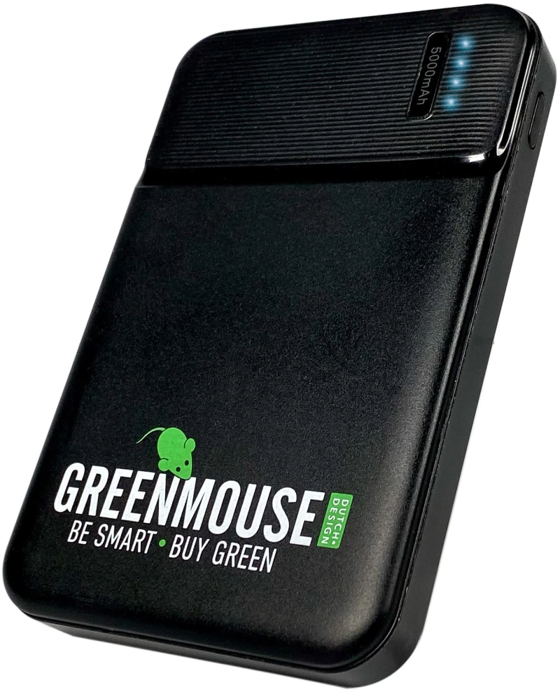 Φορητό Powerbank 5000 mAh GreenMouse σε μαύρο χρώμα – 46956682