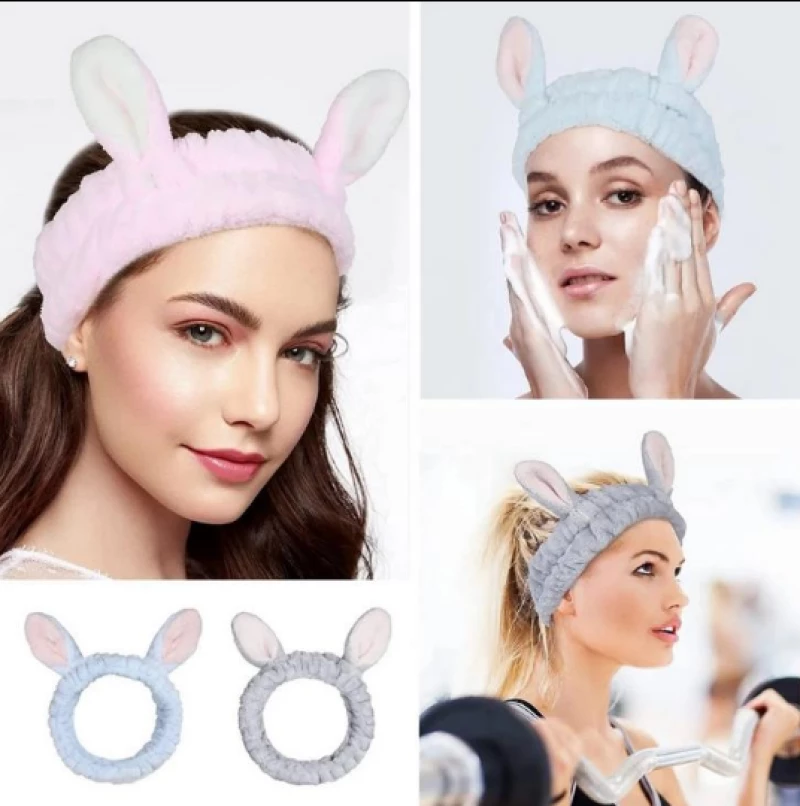 ΚΟΡΔΕΛΑ ΑΙΣΘΗΤΙΚΗΣ BUNNY EAR ΓΚΡΙ