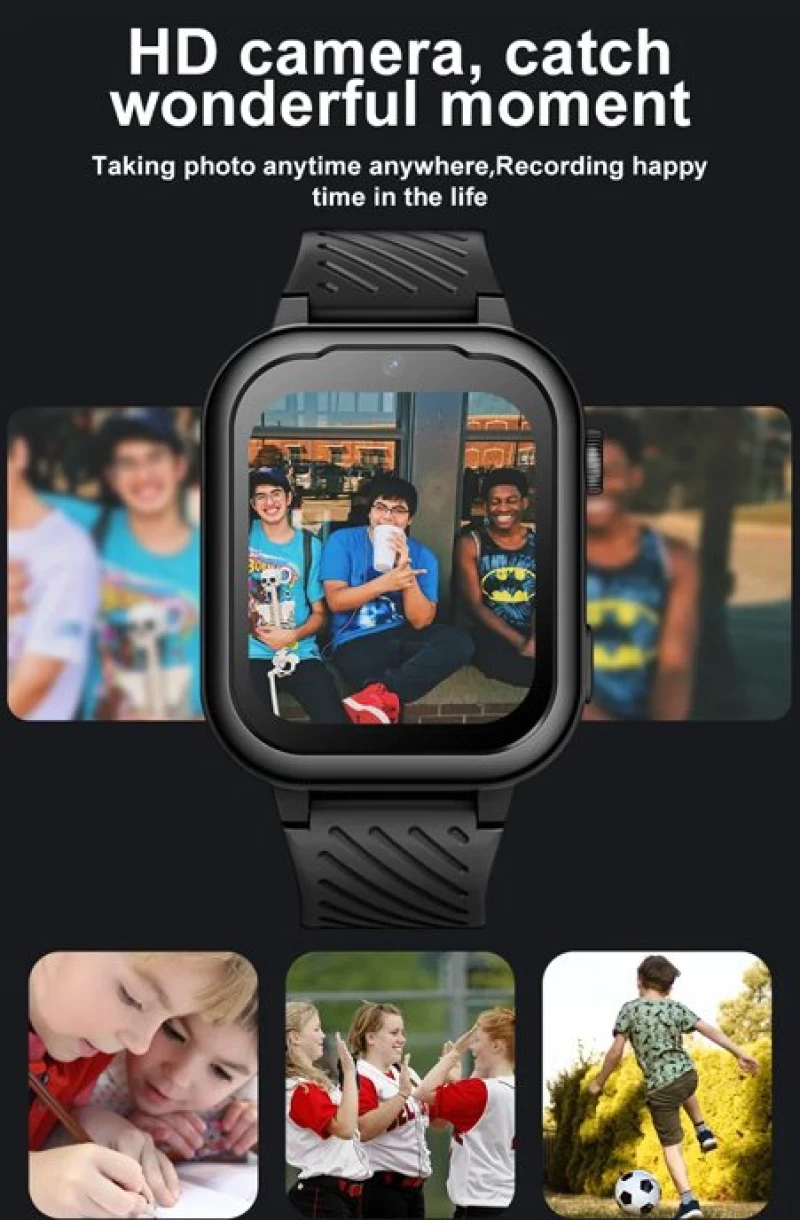 INTIME GPS smartwatch για παιδιά IT-062, 1.85", κάμερα, 4G, IPX7, μπλε