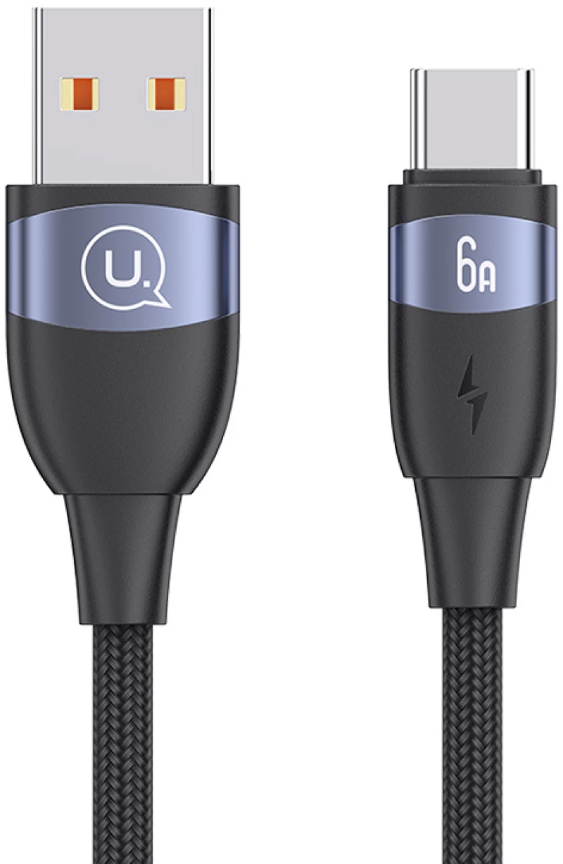 USAMS καλώδιο USB-C σε USB US-SJ630, 66W, 480Mbps, 1.2m, μαύρο