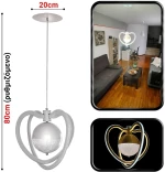 Πολυέλαιος Led Heart Light  (302)