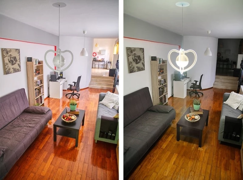 Πολυέλαιος Led Heart Light  (302)