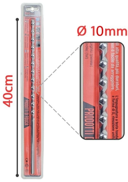 Αρίδα Κρουστικού 10Mm X 40Cm