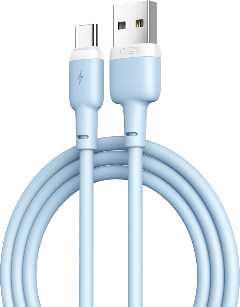 Xo Nb208 Liquid Silicone Data Typec Cable Blue