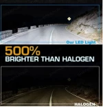LED Στρογγυλός Αδιάβροχος Προβολέας Αυτοκινήτου 5” 12-24V με Βύσμα H4 Ψυχρό Λευκό