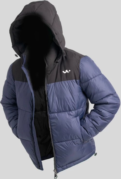 Puffer Jacket - Μπλε , XL