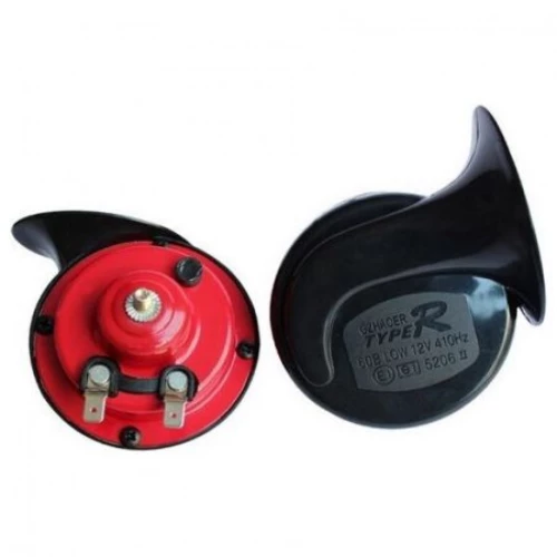 Σετ Κόρνες Σαλιγκάρια CTC-420 12V Δύο Τόνων 110dB High-Low με Βάσεις Τοποθέτησης