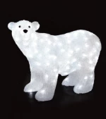 ACRYLIC BACK BEAR 240 LED ΛΕΥΚΑ IP44 97*42*75cm  30cm ΚΑΛ. ACA X082402229