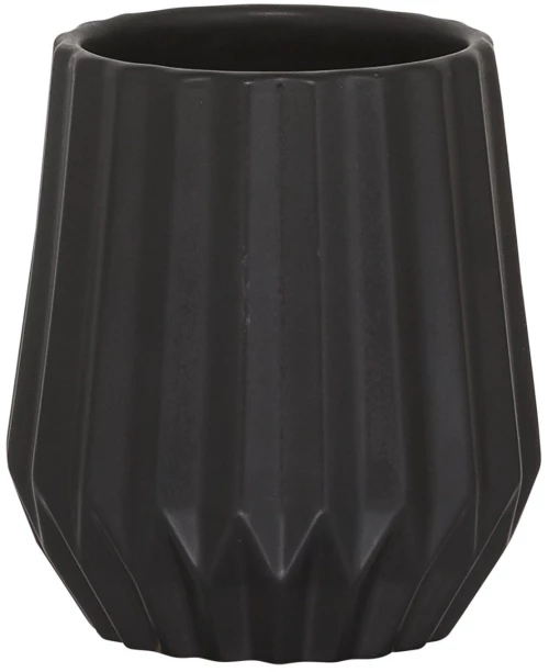 Ποτηροθήκη για Οδοντόβουρτσες Πορσελάνη Sealskin Arte Black 362500419