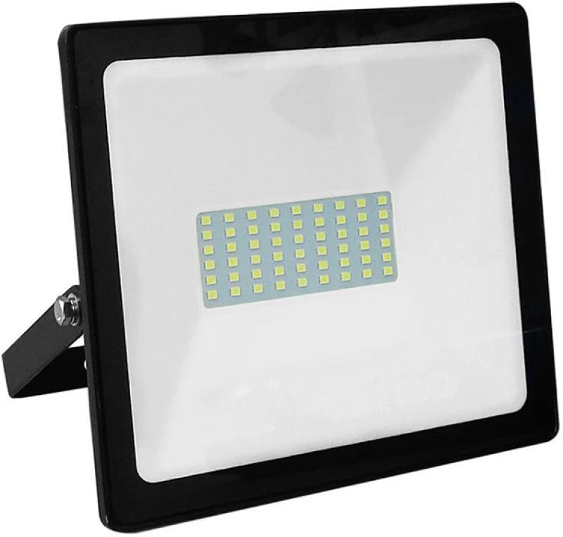 BLACK LED SMD FLOOD LUMINAIRE IP66 50W BLUE 230V ACA Q50B