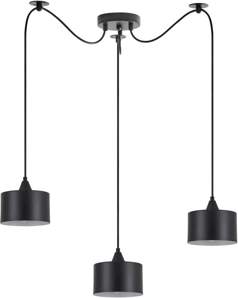 SE21-BL-B10-BL3-MS1 ADEPT PENDANT Black Metal Shade+ HOMELIGHTING 77-9038