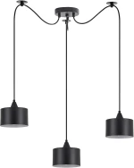SE21-BL-B10-BL3-MS1 ADEPT PENDANT Black Metal Shade+ HOMELIGHTING 77-9038