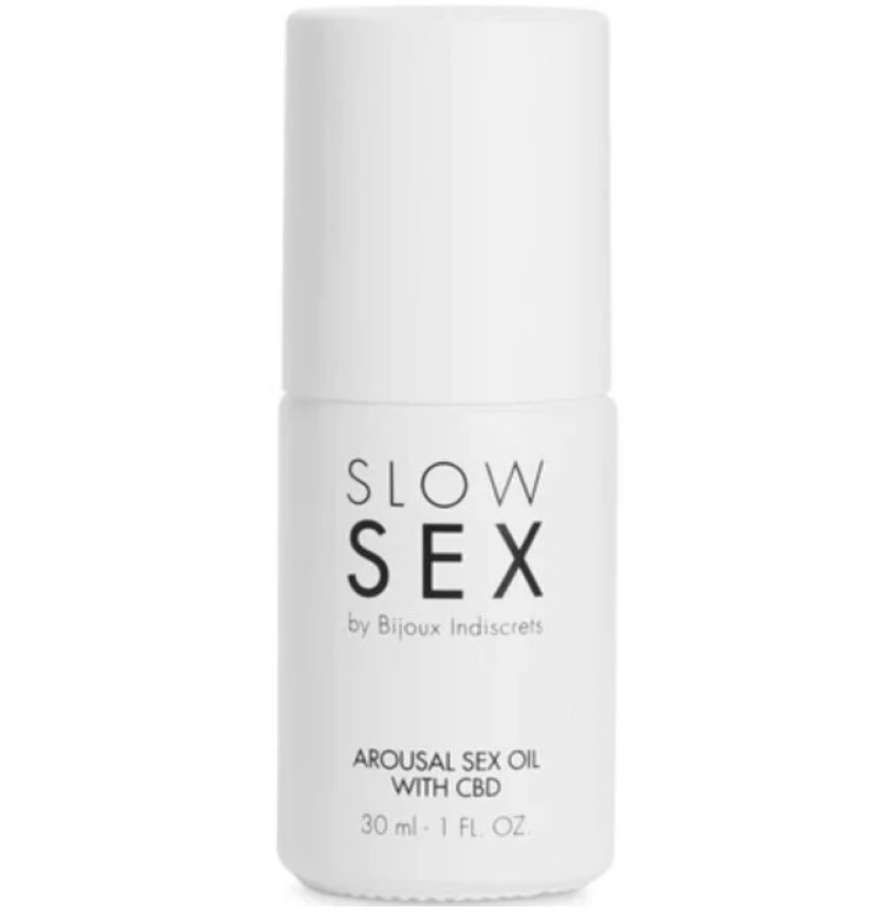 BIJOUX SLOW SEX - SEXUAL MASSAGE OIL WITH CBD 30 ML