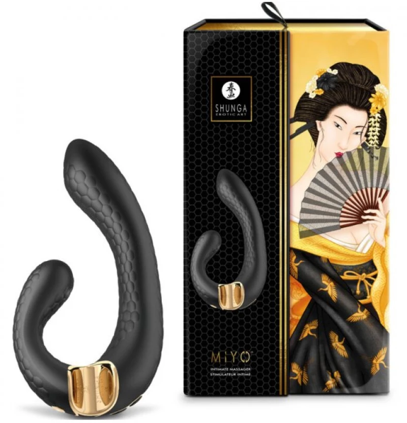 SHUNGA - MIYO INTIMATE MASSAGER BLACK