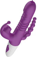 Triple Stimulation Thrusting Vibrator