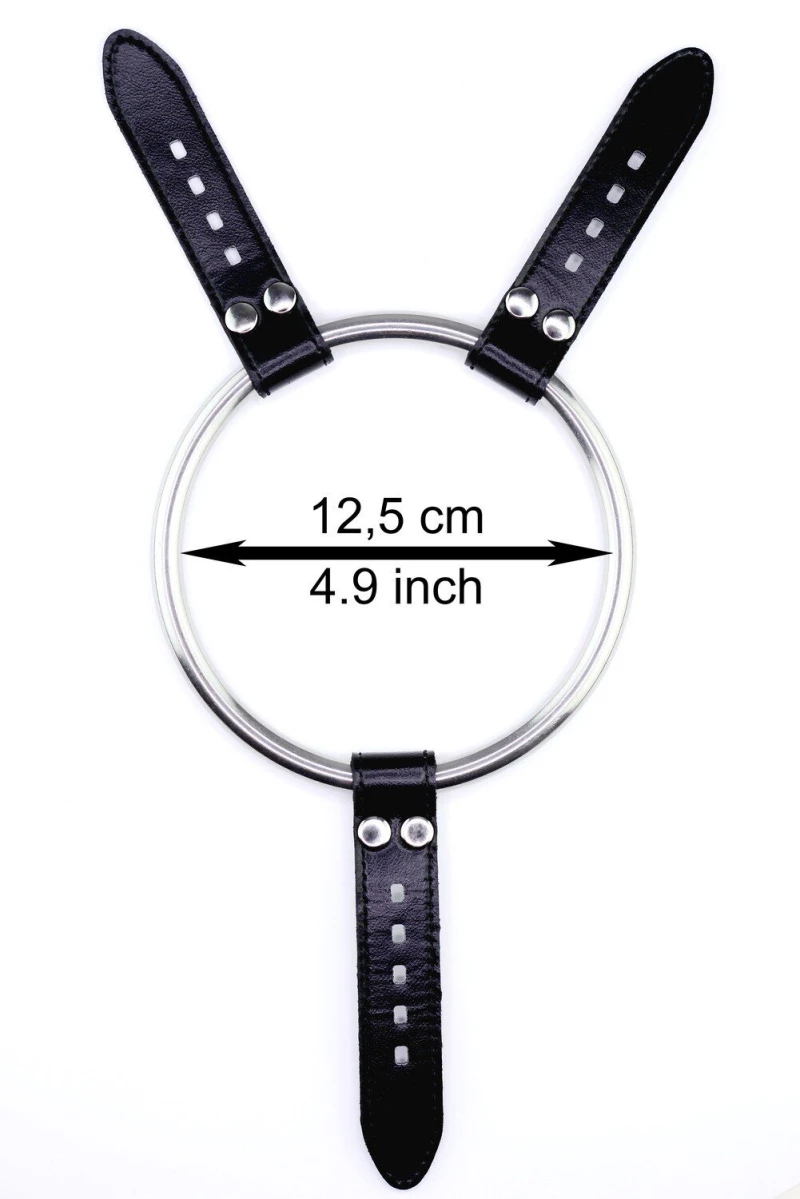 Carmen Rivera High Quality stainless steel Ring For XXL Strapon Dildos 12,5 cm