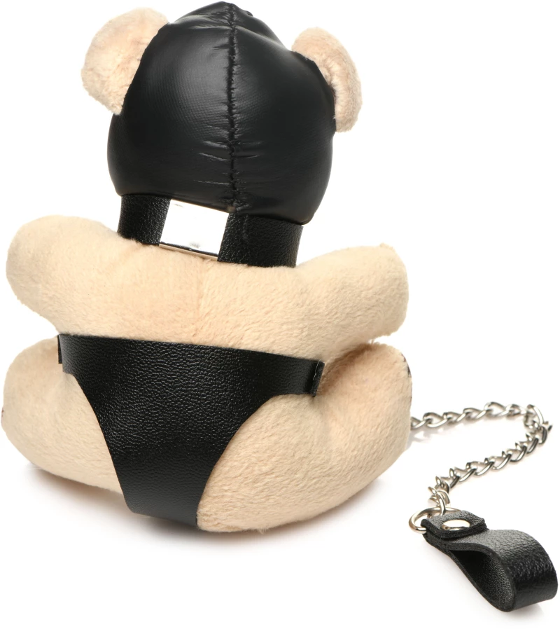 HOODED TEDDY BEAR KEYCHAIN