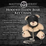 HOODED TEDDY BEAR KEYCHAIN