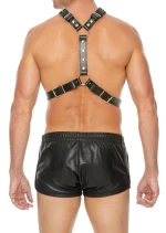 Harness With Metal Spots - Black
