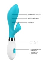 Achelois - Ultra Soft Silicone - 10 Speeds - Turquoise