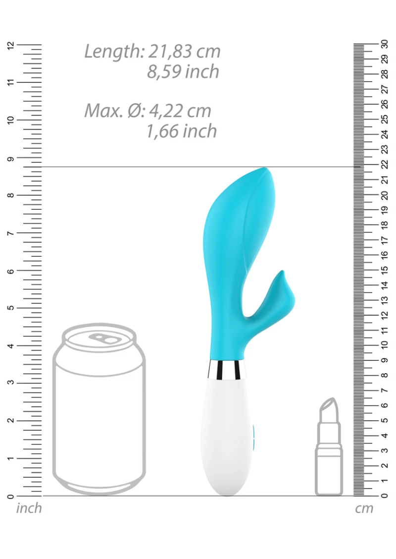 Achelois - Ultra Soft Silicone - 10 Speeds - Turquoise