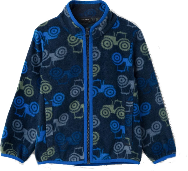 Ζακέτα φούτερ φλις 0-7 blue cars 13218527 Name It
