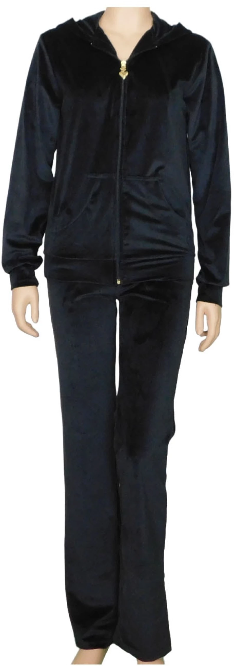 ΓΥΝΑΙΚΕΙΟ ΣΕΤ ΦΟΡΜΑΣ / HOMEWEAR ΒΕΛΟΥΔΟ SECRET POINT 223-833 - ΜΑΥΡΟ