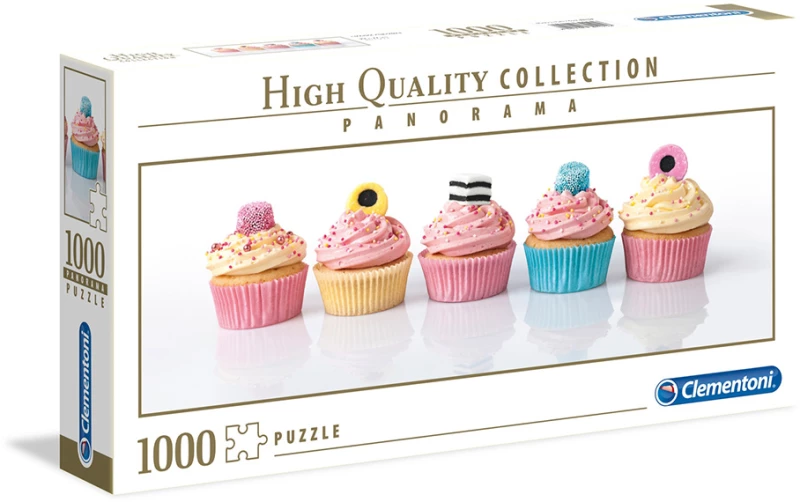 CLEMENTONI ΠΑΖΛ PANORAMA HIGH QUALITY COLLECTION CUPCAKES 1000 ΤΜΧ (#1220-39425)