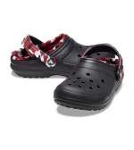 CROCS CLASSIC LINED CAMO CLOG K BLACK/RED (#208091-063)