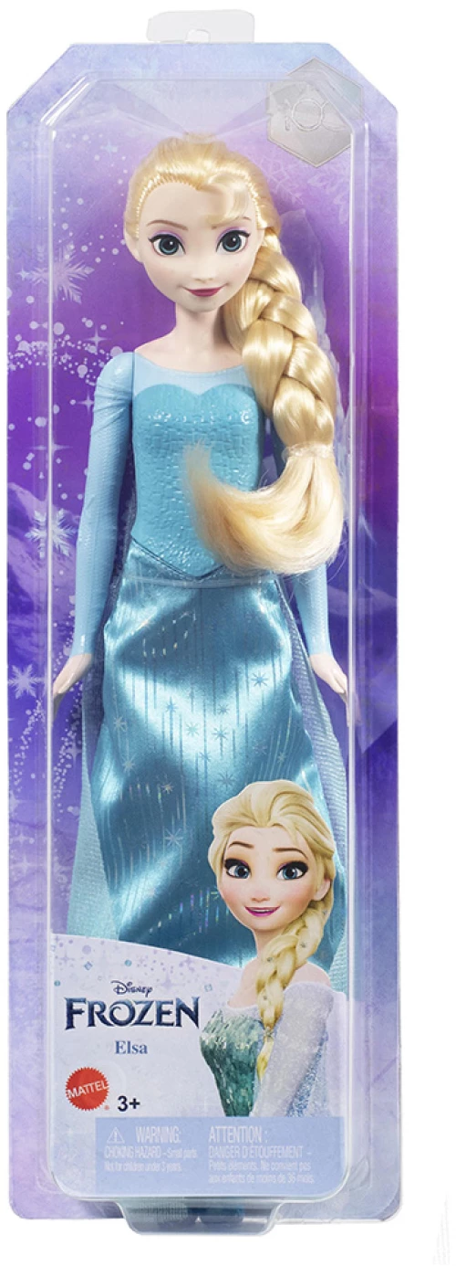 DISNEY PRINCESS ΒΑΣΙΚΗ ΚΟΥΚΛΑ ΕΛΣΑ ΜΠΛΕ ΦΟΡΕΜΑ (#HLW47)