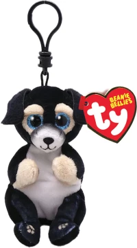 TY BEANIE BELLIES RANGER ΧΝΟΥΔΩΤΟ ΜΕ ΚΛΙΠ ΣΚΥΛΑΚΙ ΜΑΥΡΟ 8,5 εκ. (#1607-43113)