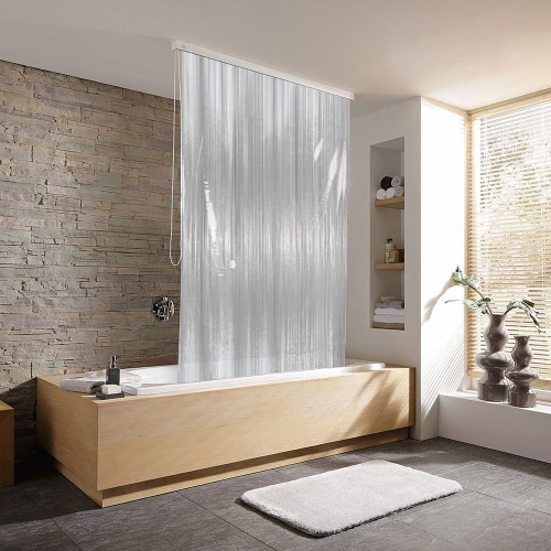 Κουρτίνα - Ρολό Ντους D-Rollo für Leerk 3321 3321108747 128x240cm Milky (Χωρίς Πλαίσιο) Kleine Wolke 128Πx240Υ 128x240cm Πλαστικό