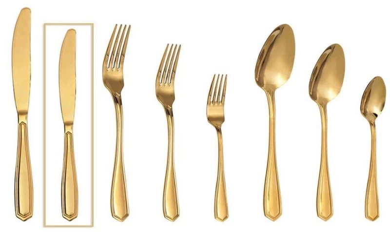 Μαχαίρι Empire GYG202K12 20,9cm Gold Espiel Ανοξείδωτο Ατσάλι