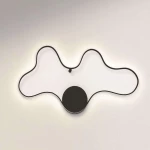 Φωτιστικό-Πλαφονιέρα Clara/PC 33182 50x30cm 28W Black Sikrea Μέταλλο,Ακρυλικό