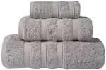 Πετσέτα Prestige 1164 Light Grey Das Home Προσώπου 50x90cm 100% Βαμβάκι