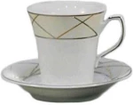 Φλυτζάνι Καφέ Global 42.265.17 Beige-Multi Cryspo Trio Πορσελάνη