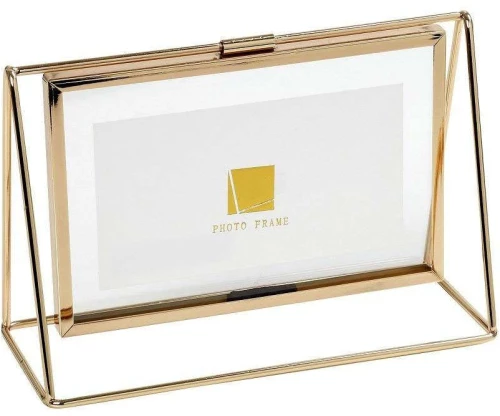 Κορνίζα Landscape 2 Όψεων FAM560 10x15cm Gold Espiel Μέταλλο