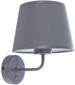 Φωτιστικό Τοίχου - Απλίκα Maja 1880 23x25cm 1xΕ27 15W Grey TK Lighting