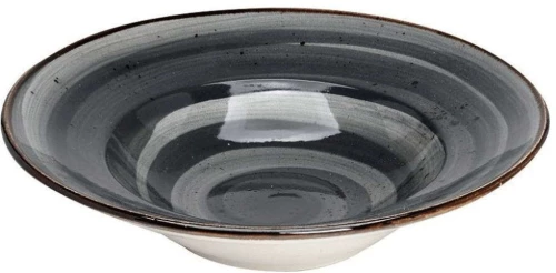 Πιάτο Βαθύ Πορσελάνινο Στρογγυλό Terra Σετ 6 τμχ TLG120K6 Φ27cm Grey Espiel Πορσελάνη