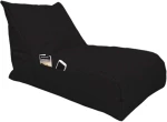 Πουφ Pogo Black 60X100X60