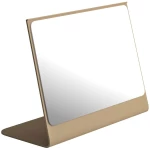Καθρέπτης Επιτραπέζιος 2015-103 20x10x18cm Matt Beige Pam&Co Ανοξείδωτο Ατσάλι
