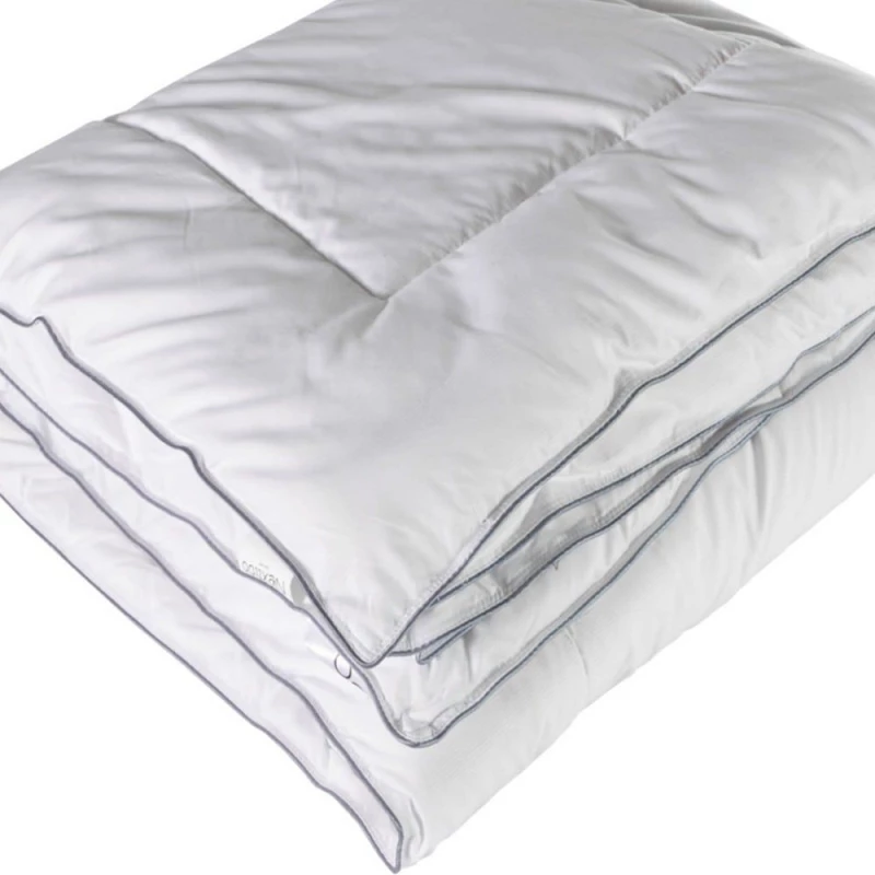 Πάπλωμα Next 3007 Stripe White Nexttoo Υπέρδιπλο 240x260cm Silicon Fiber