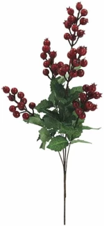 Λουλούδι - Κλαδί Γκι 99-00-18016 70cm Red-Green Marhome