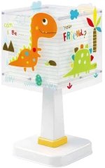 Φωτιστικό Κομοδίνου Dinos 73451 White-Orange Ango Πολυπροπυλένιο