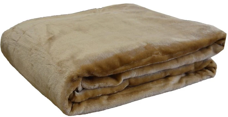 Κουβέρτα Βελουτέ 7 Beige Anna Riska Ημίδιπλο 160x220cm Πολυέστερ