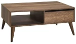 Τραπέζι Σαλονιού Slide 0118704 110x65x42cm Walnut